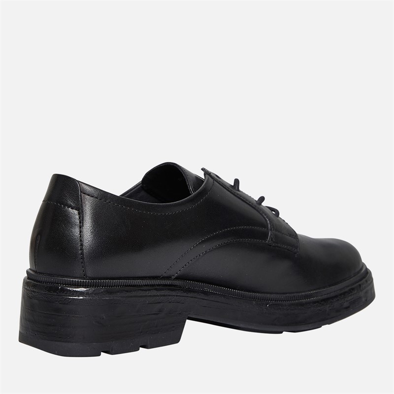 GEOX Damen Swelen klobige Oxford Schuhe Schwarz