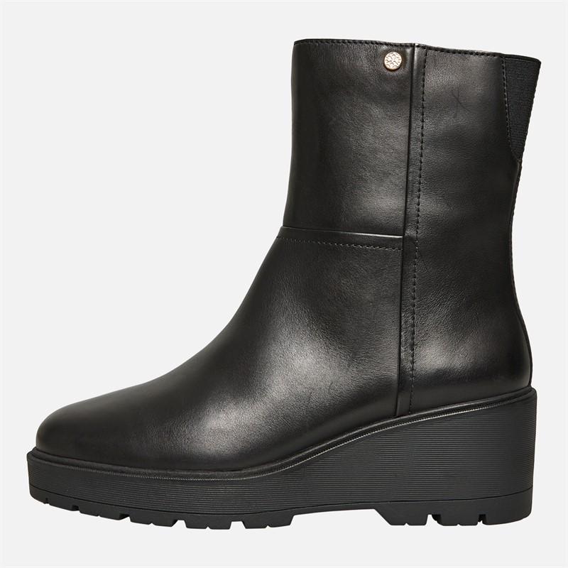 GEOX Miereille botki na koturnie dla niej kolor czarny