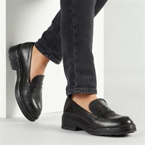GEOX Womens Swelen Chunky Loafers Black