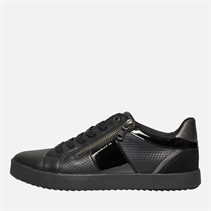 GEOX Womens Blomie Zip Trainers Black