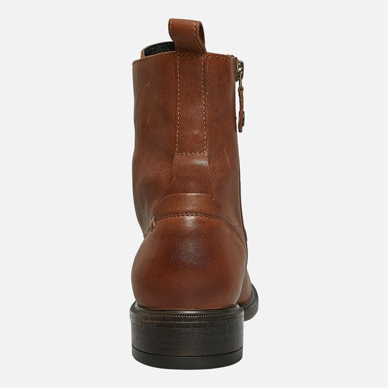 GEOX Damen Catria Schnürstiefeletten Braun