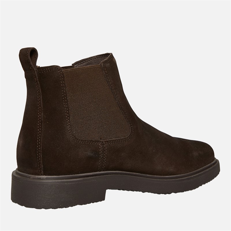 GEOX Herren Massimiano Chelsea Stiefel Dunkelbraun