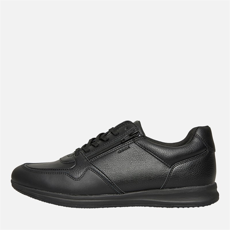 GEOX Herren Avery Zip Turnschuhe Schwarz