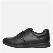 GEOX Mens Avery Zip Trainers Black