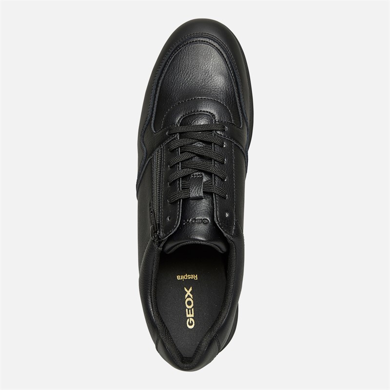 GEOX Herren Avery Zip Turnschuhe Schwarz