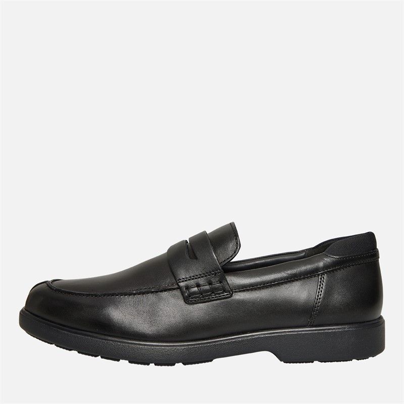 GEOX Mens Spherica Loafers Black