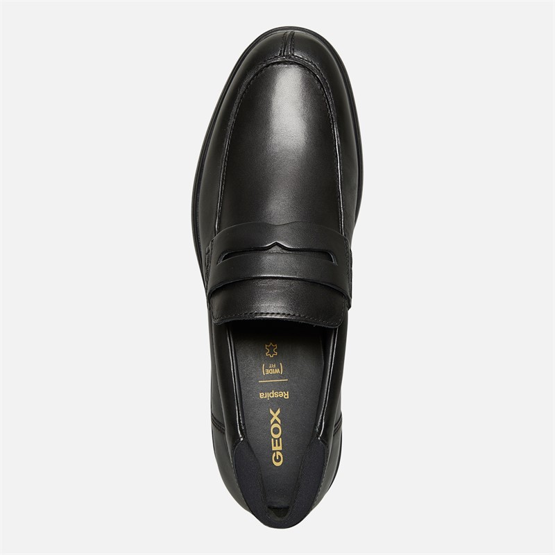 GEOX Mens Spherica Loafers Black