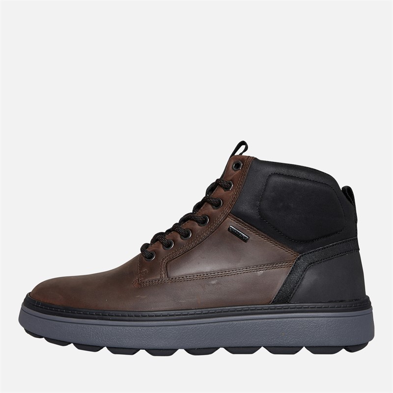 GEOX Mens Spherica Boots Dark Brown/Black Dk Brown/ Black - Size 42