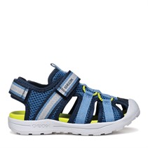 GEOX Junior Boys Vaniett Fisherman Sandals Navy/Light Blue