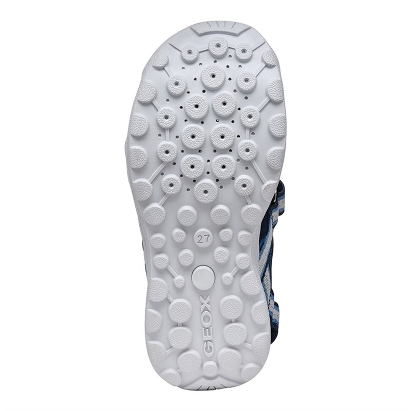 GEOX Junior Boys Vaniett Fisherman Sandals Navy/Light Blue