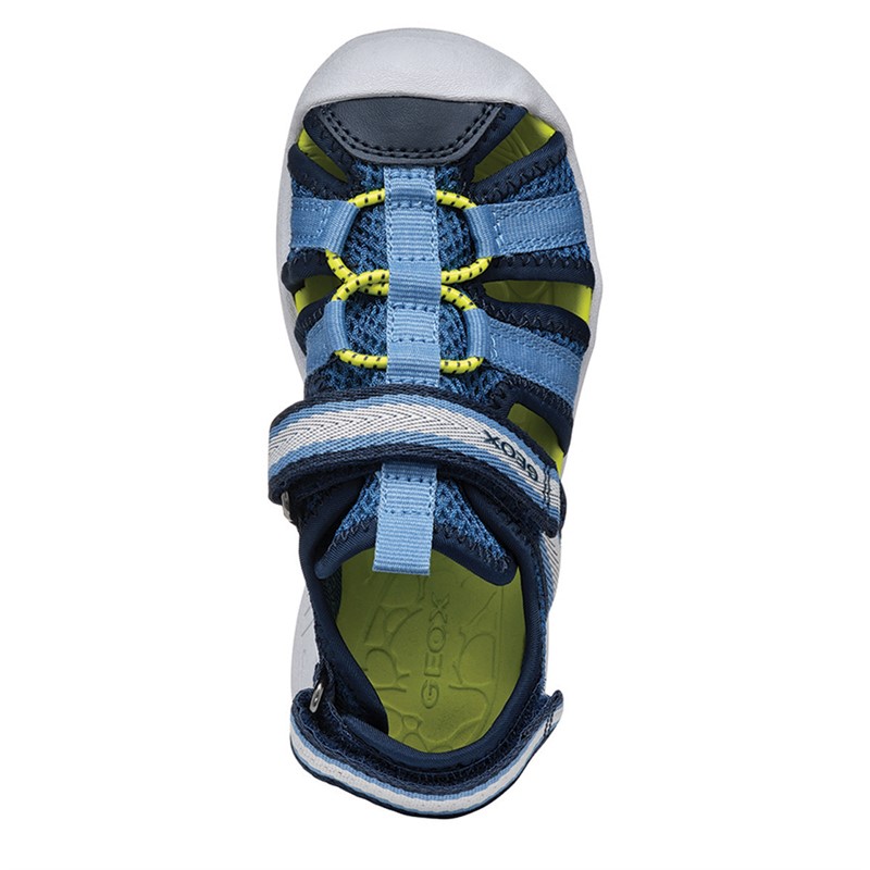 GEOX Junior Boys Vaniett Fisherman Sandals Navy/Light Blue
