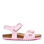 GEOX Girls Adriel Ankle Strap Footbed Sandals Light Pink
