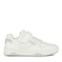 GEOX Boys Perth Single Strap Trainers White/Light Grey