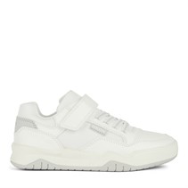 GEOX Boys Perth Single Strap Trainers White/Light Grey