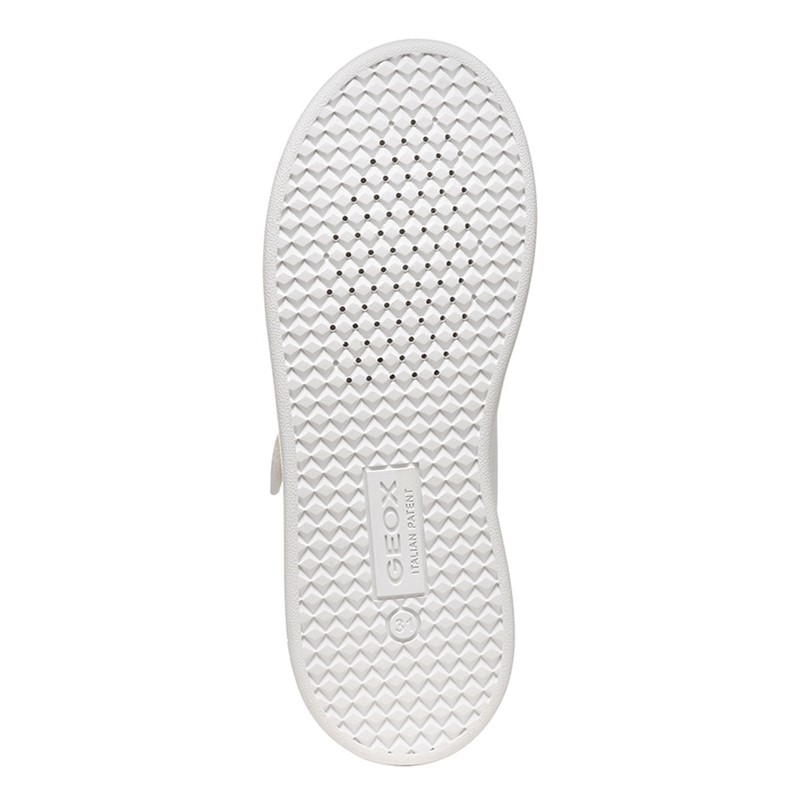 GEOX Junior Girls Eclyper Single Strap Trainers White/Multi