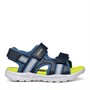 GEOX Boys Vaniett Ankle Strap Sandals Navy/Light Blue