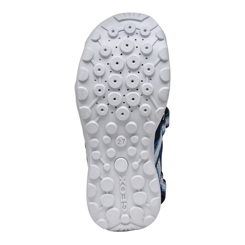 GEOX Boys Vaniett Fisherman Sandals Navy/Light Blue