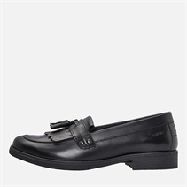 GEOX Girls Junior Agata Tassle Loafers Black