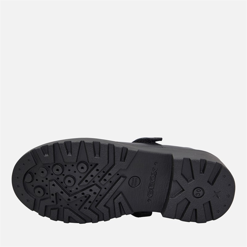 GEOX Girls Casey Chunky Mary Jane Shoes Black