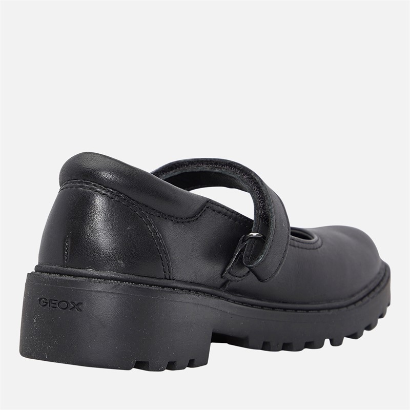 GEOX Girls Casey Chunky Mary Jane Shoes Black