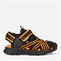 GEOX Boys Airadyum Sandals Black/Orange
