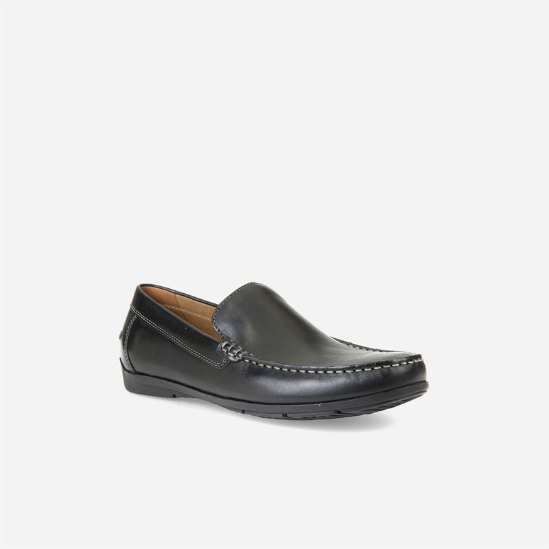 GEOX Mens Siron Moccasins Black