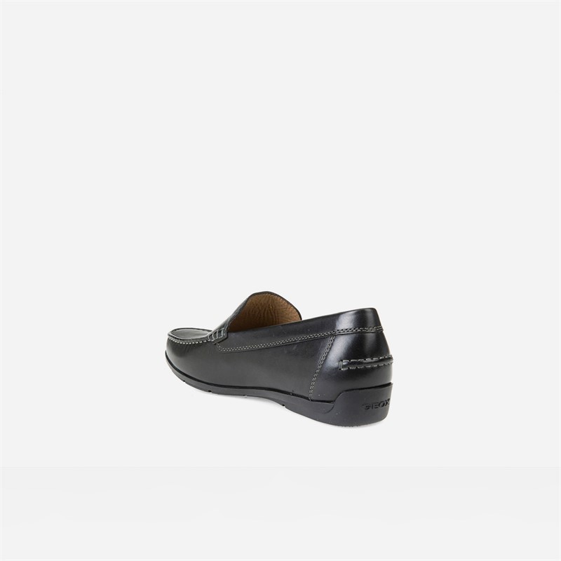 GEOX Mens Siron Moccasins Black