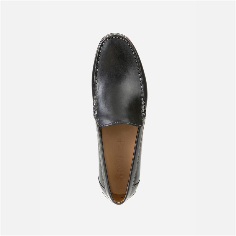 GEOX Mens Siron Moccasins Black