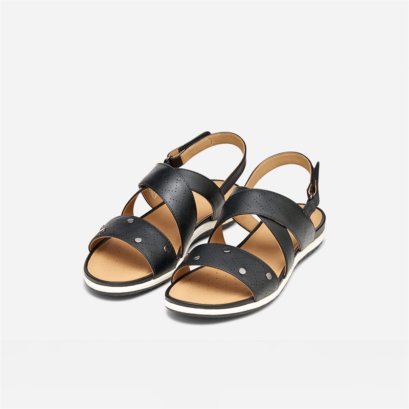 GEOX Womens Vega Sandals Black