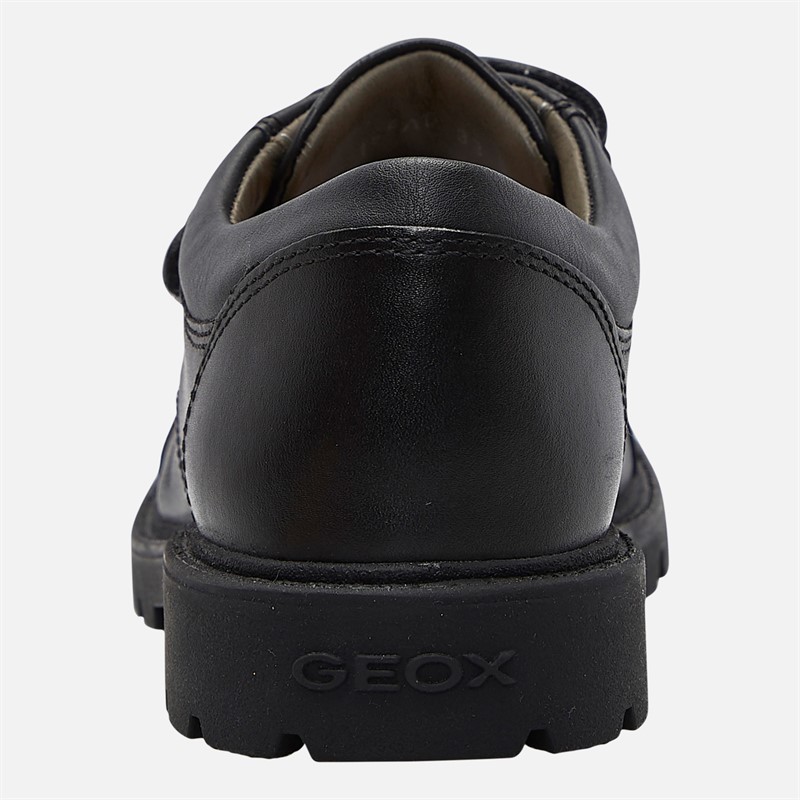 GEOX Junior Boys Shaylax School Shoes Black