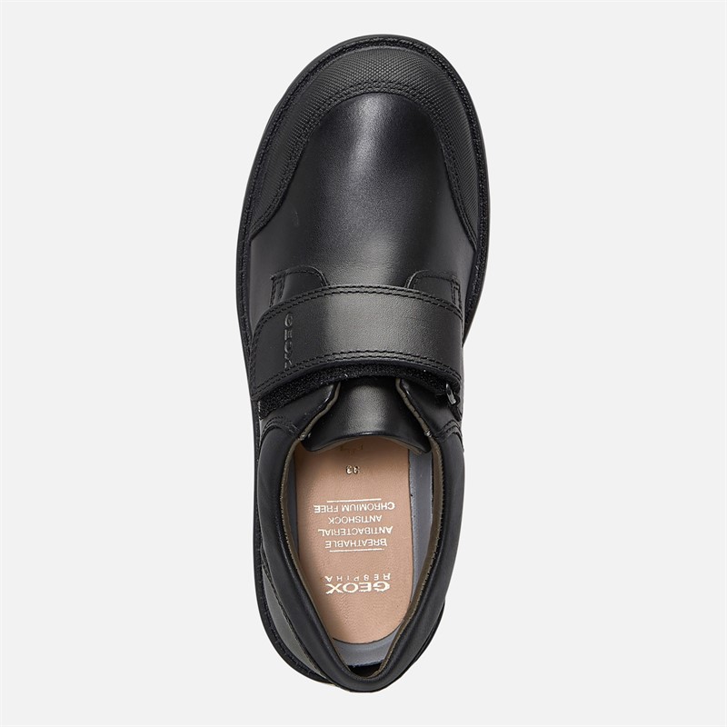GEOX Junior Boys Shaylax School Shoes Black