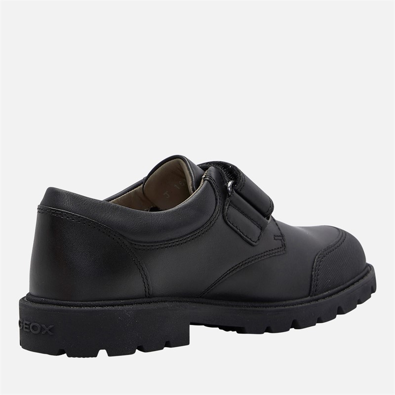 GEOX Junior Boys Shaylax School Shoes Black