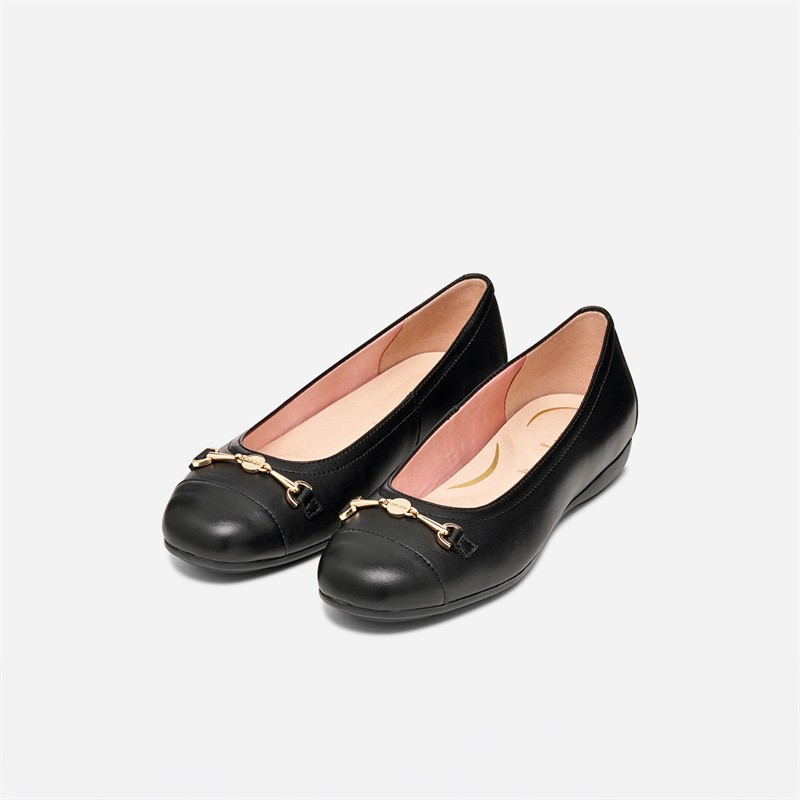 GEOX Womens Annytah Ballerina Shoes Black