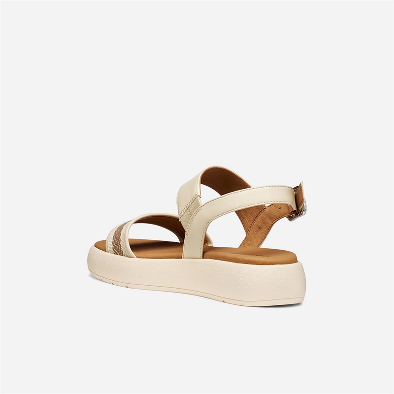 GEOX Womens Camalei Sandals Papyrus