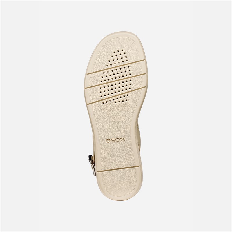 GEOX Womens Camalei Sandals Papyrus