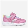GEOX Infant Girls Sprintye Trainers Pink/Watersea