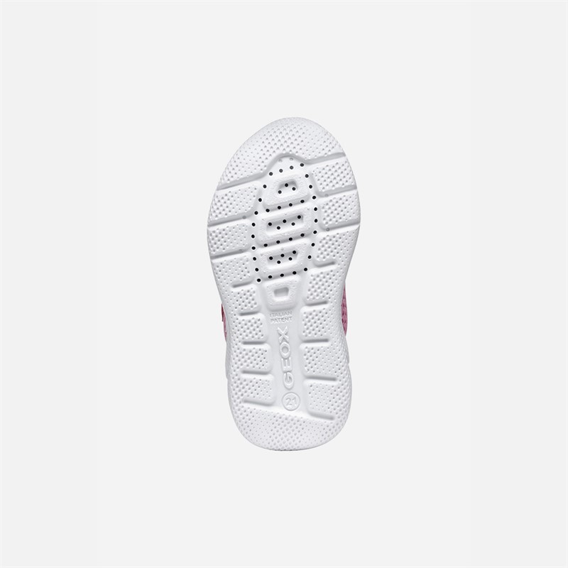 GEOX Infant Girls Sprintye Trainers Pink/Watersea