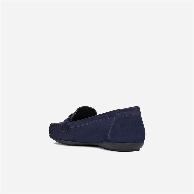 GEOX Womens Annytah Moccasins Dark Blue Dk Blue