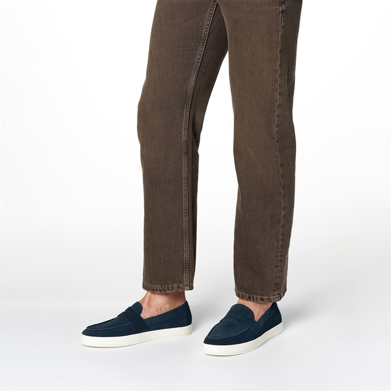 GEOX Mens Serifos Moccasins Navy
