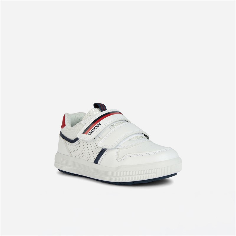 GEOX Infant Boys Arzach Trainers White/Navy