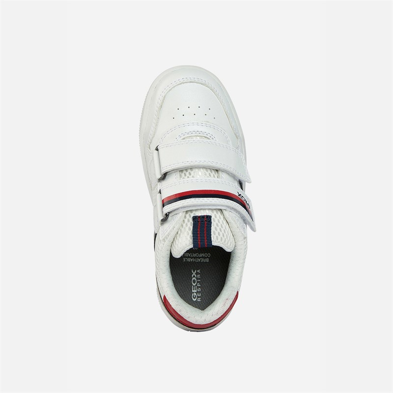 GEOX Infant Boys Arzach Trainers White/Navy