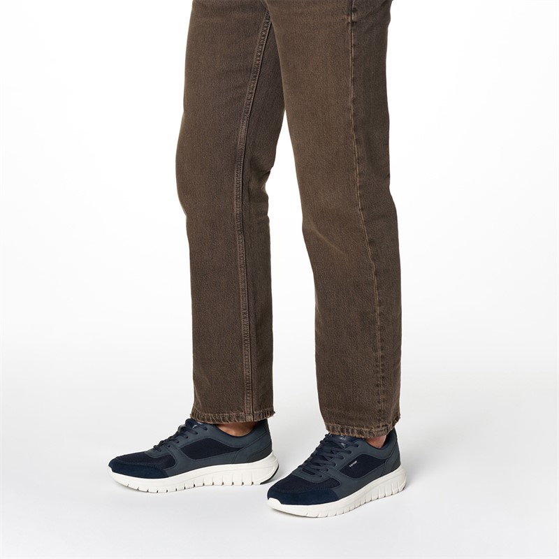 GEOX Mens Flextride R Trainers Navy/Dark Navy Navy/Dk Navy