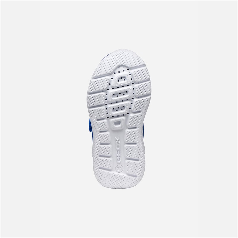 GEOX Infant Boys Sprintye Trainers Royal/Orange