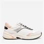 GEOX Womens Zarvia Trainers White/Silver