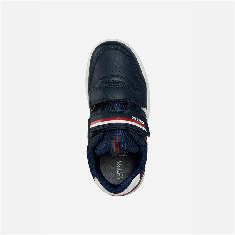 GEOX Infant Boys Arzach Trainers Navy/Red