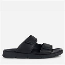 GEOX Mens XAND 2S Dual Strap Sandals Black