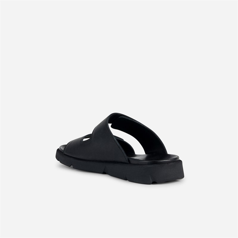 GEOX Mens XAND 2S Dual Strap Sandals Black