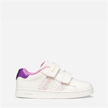 GEOX Junior Girls Eclyper Trainers White/Multicolor
