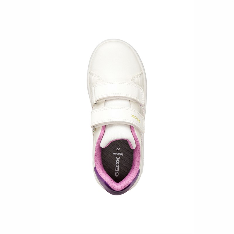 GEOX Junior Girls Eclyper Trainers White/Multicolor