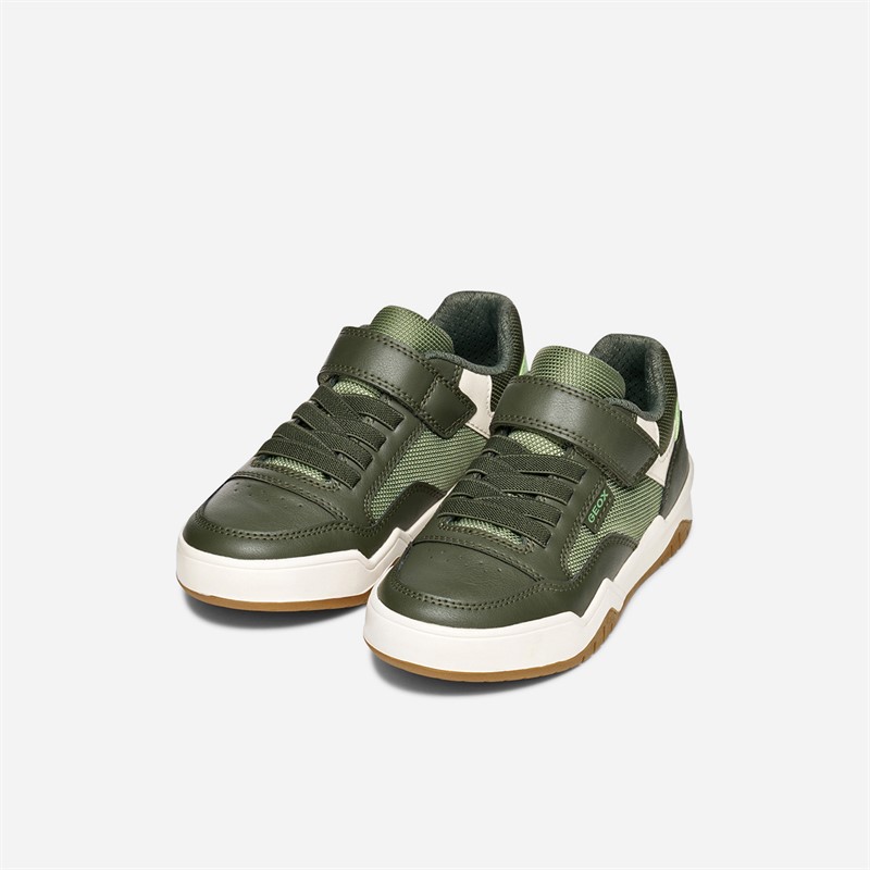 GEOX Junior Boys Perth Trainers Military